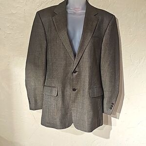 Finchley Fifth Avenue 100% wool Sportcoat Blazer 38R LIKE NEW!! Brown tweed